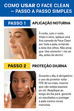 Removedor de Manchas e Melasmo- FaceClean