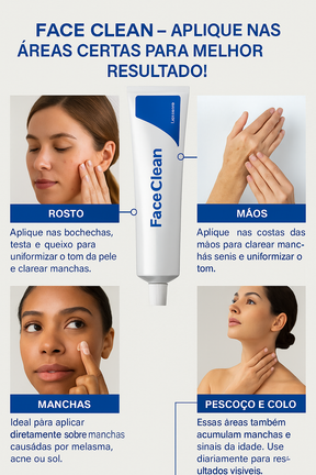 Removedor de Manchas e Melasmo- FaceClean