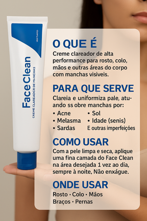 Removedor de Manchas e Melasmo- FaceClean