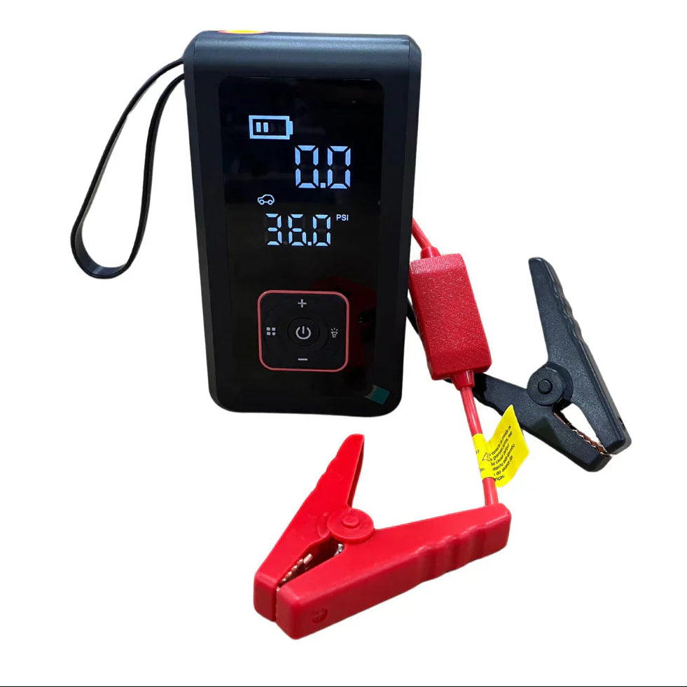 Carga de bateria + Bomba de ar portátil + Lanterna 3 em 1 - AirVolt