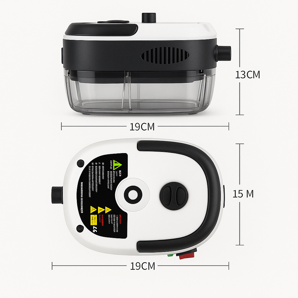 Limpador a Vapor Turbo Pressurizado 2500W Bivolt – JetClean