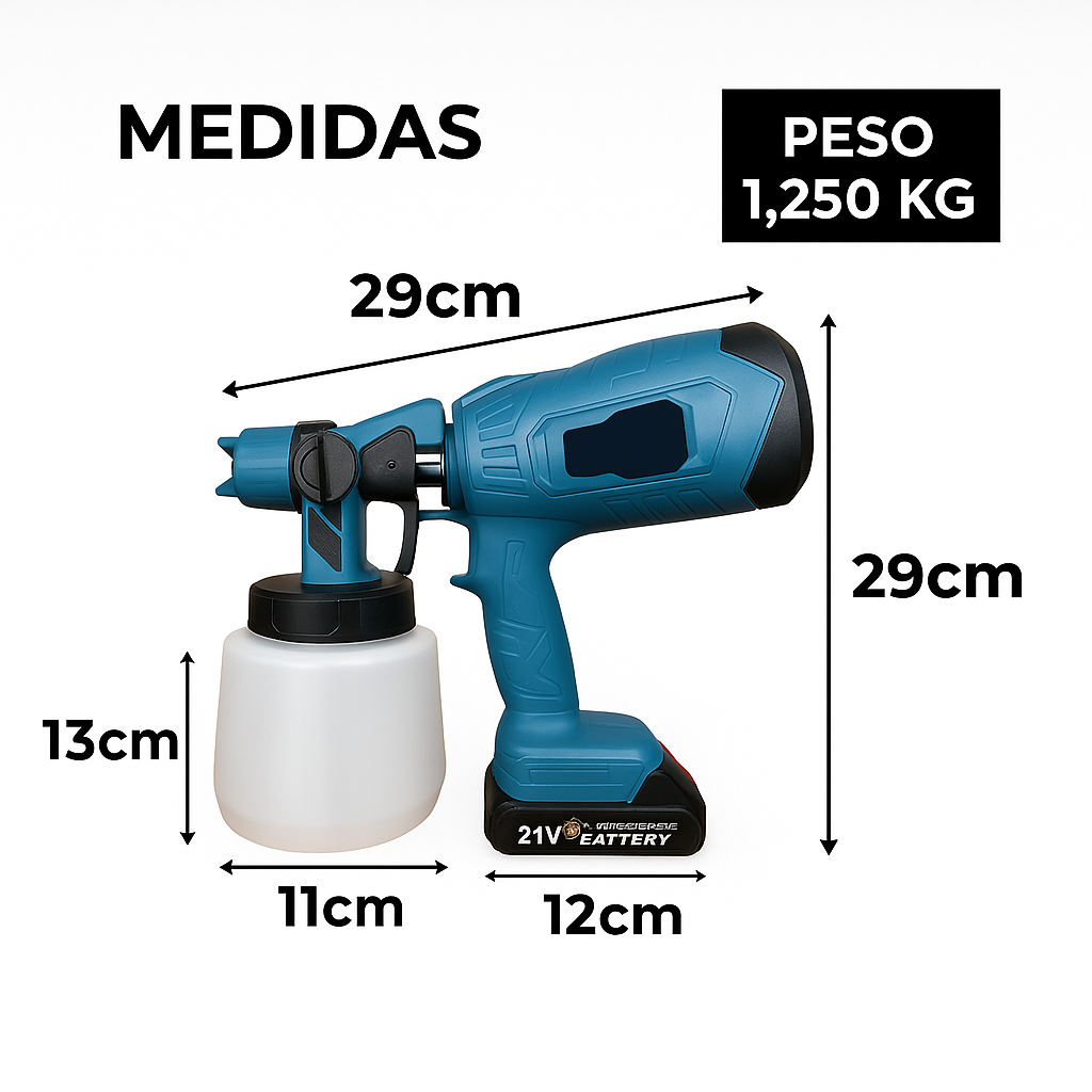 Pulverizador Elétrico a Bateria para Pinturas - JetPower