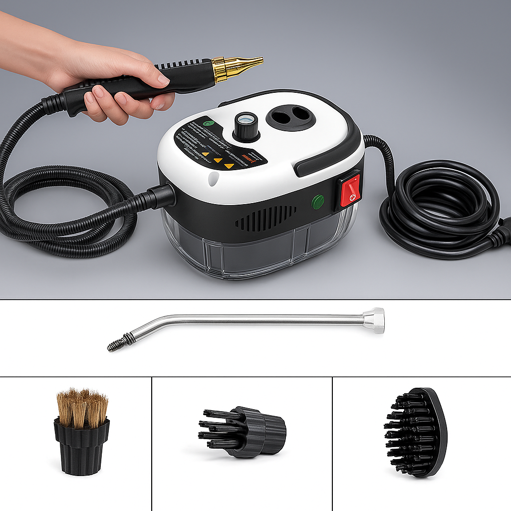 Limpador a Vapor Turbo Pressurizado 2500W Bivolt – JetClean